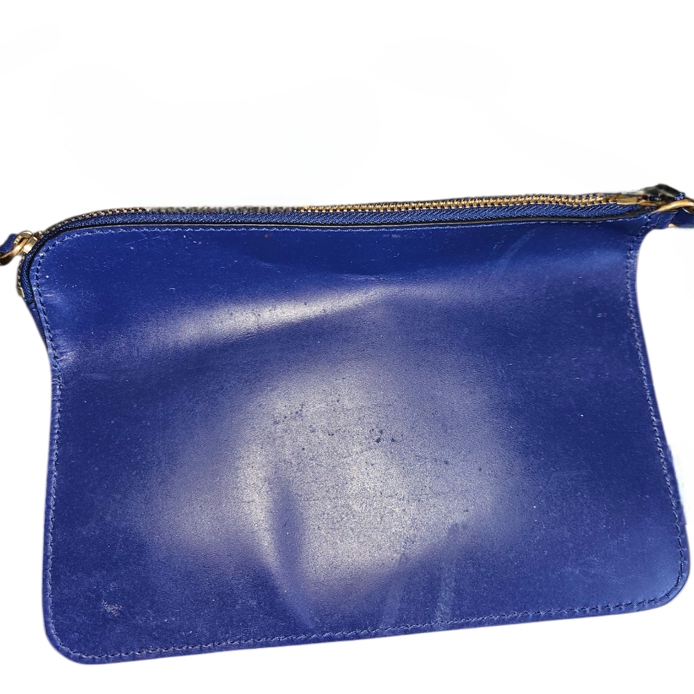 Marc By Marc Jacobe Blue Leather Metropolitote Perforated Tote Bag - Picture 7 of 11